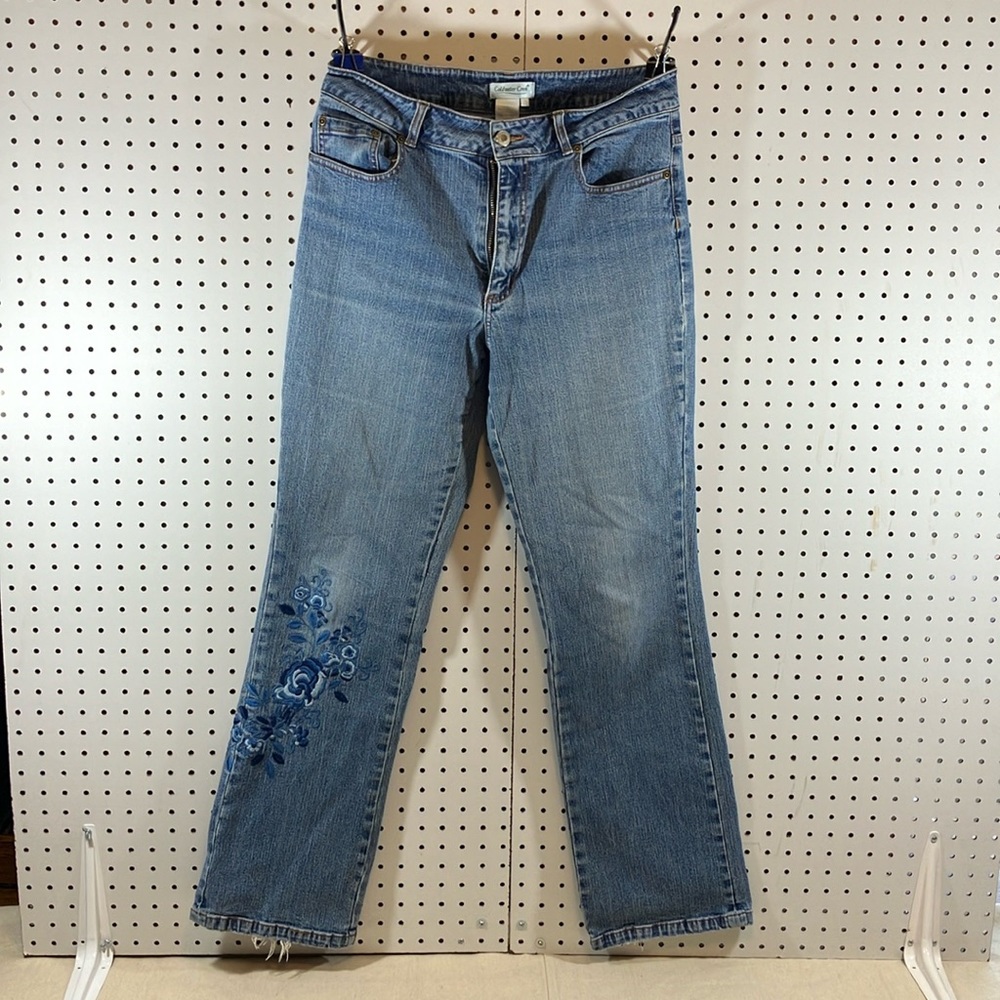 Coldwater creek embroidered jeans